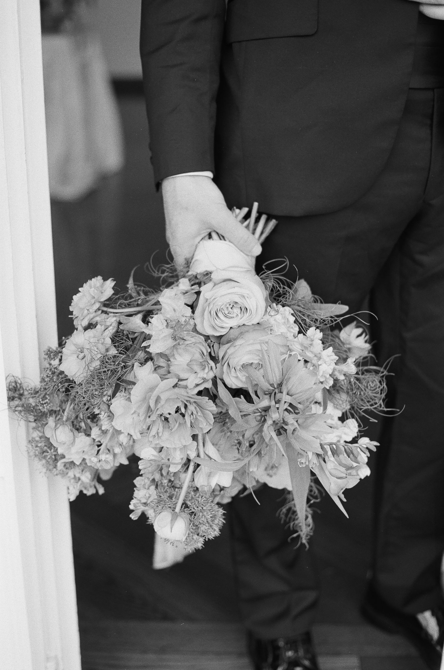 Black and white detail shot on 35mm film with natural color rendering