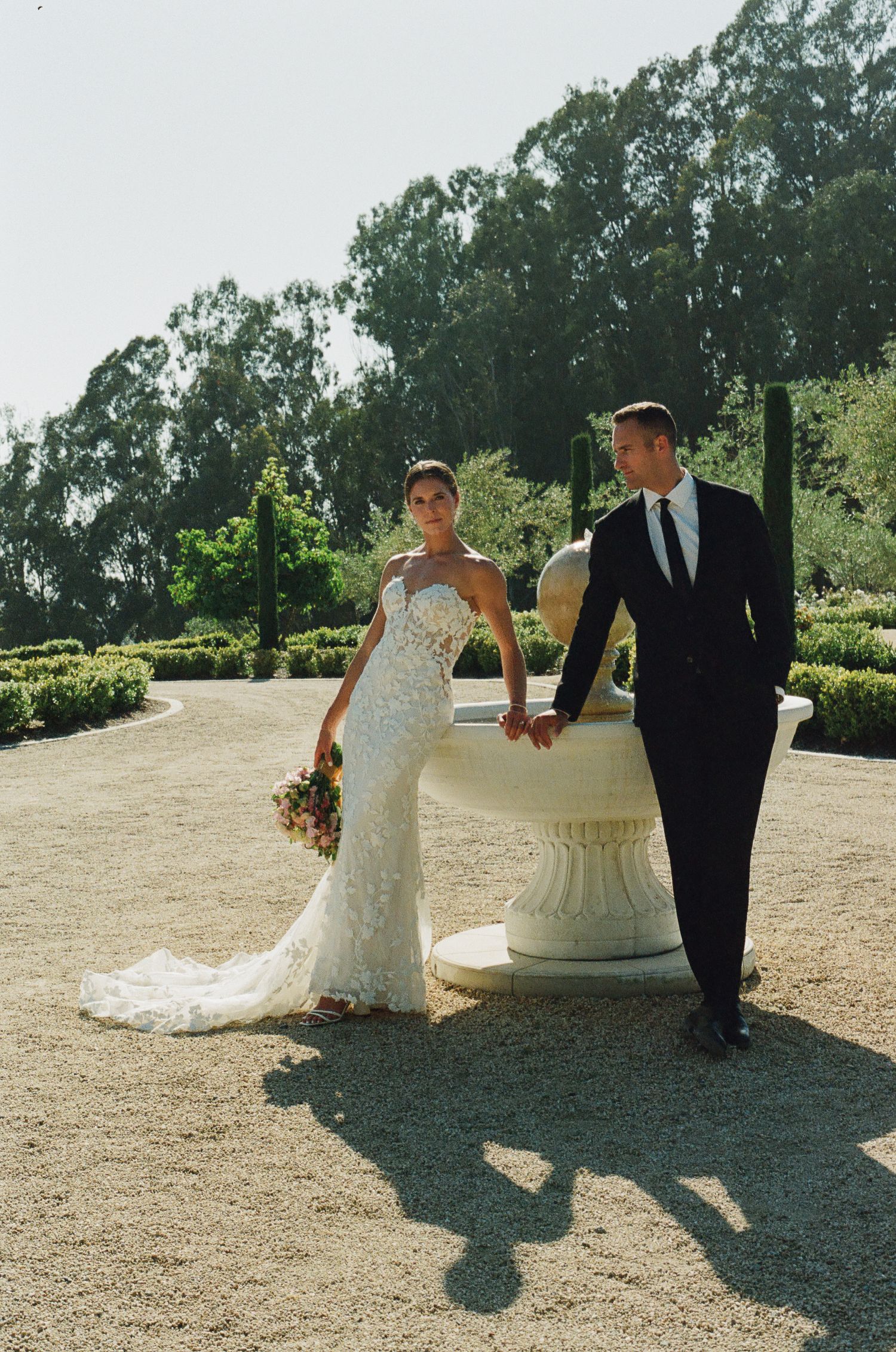 Candid bridal portrait on 35mm film with true-to-color skin tones and subtle grain