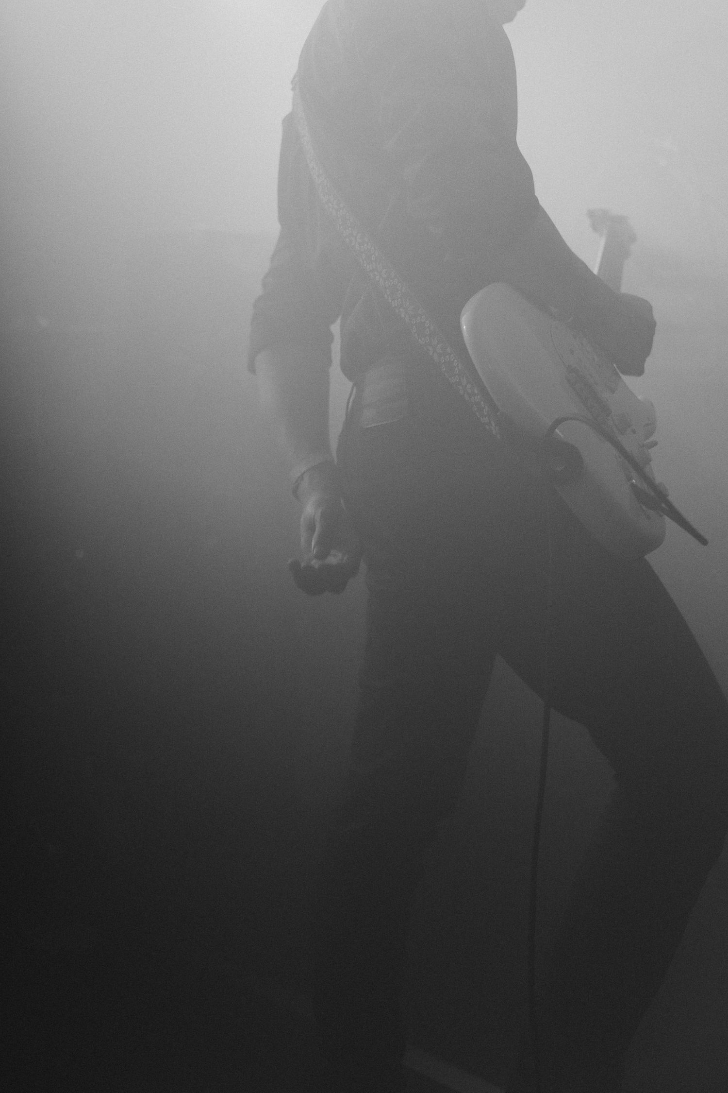 A series of dark silhouettes obscured in fog or smoke creating an atmospheric and moody sequence of frames.