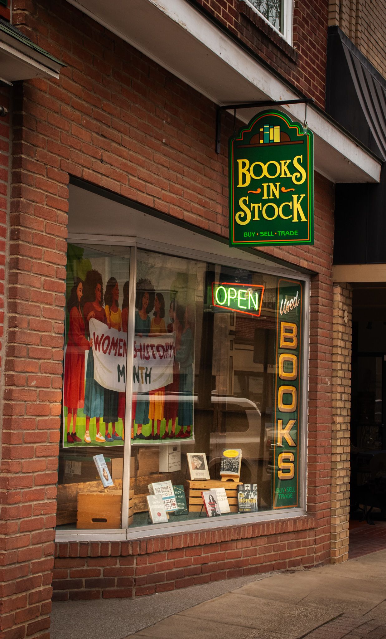 Books in Stock in downtown Wooster