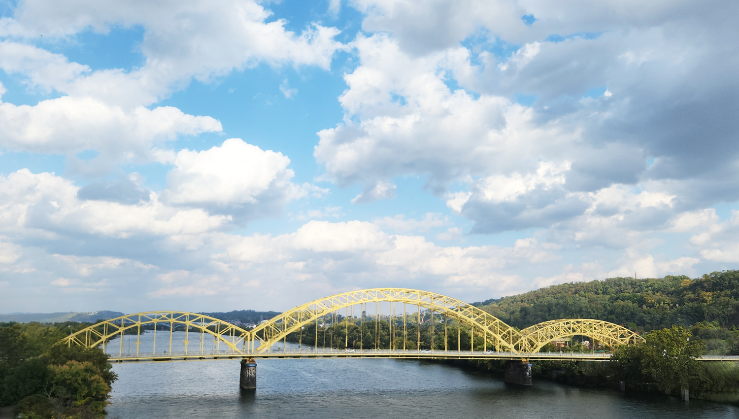 Pennsylvania's famous yellow bridge