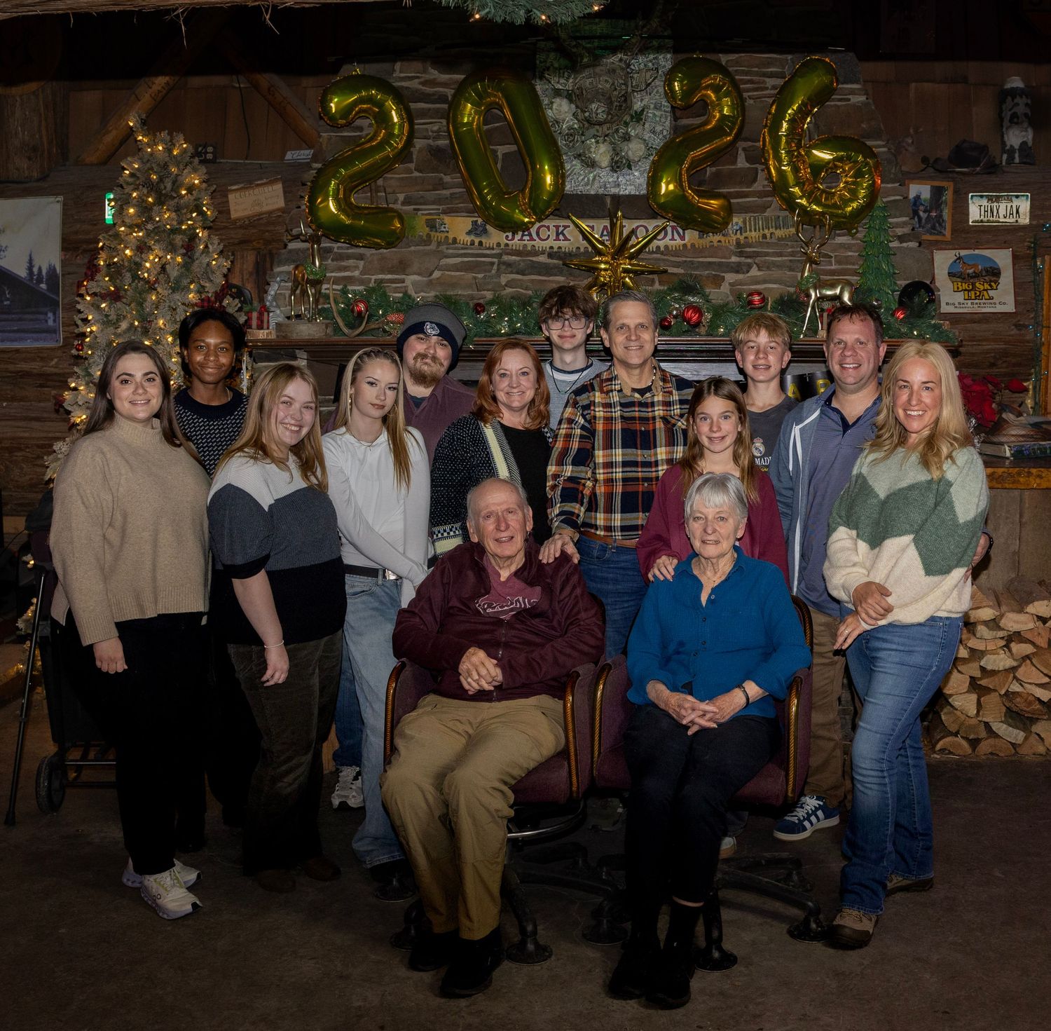 Lolo, Mt extended family portrait indoors around a fireplace
Kayla Sproles Photography 2026