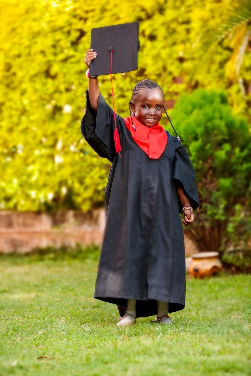 Outside Graduation pose