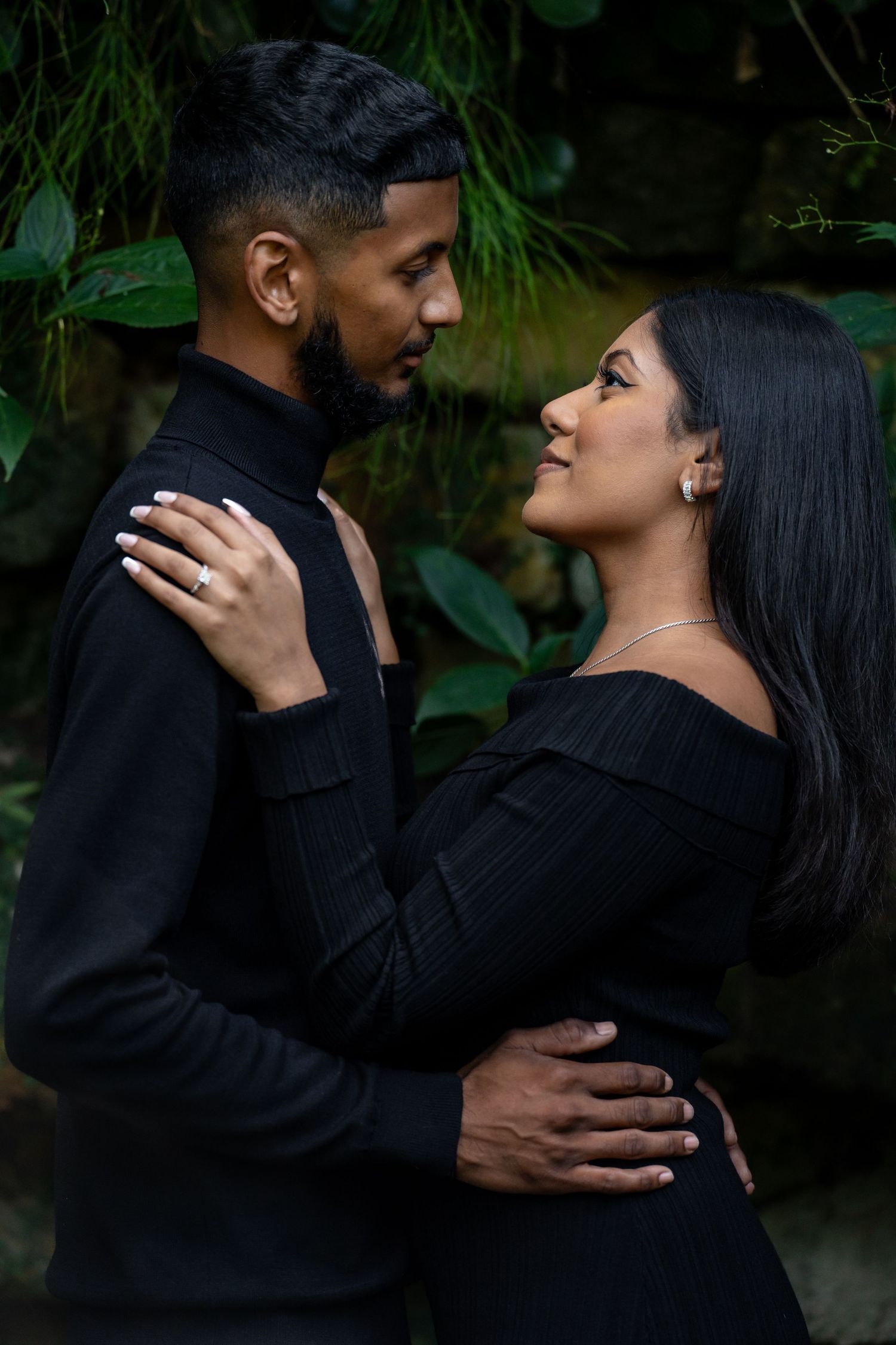 Couples engagement photoshoot at Bok Tower Gardens in Lake Wales, Polk County, Florida