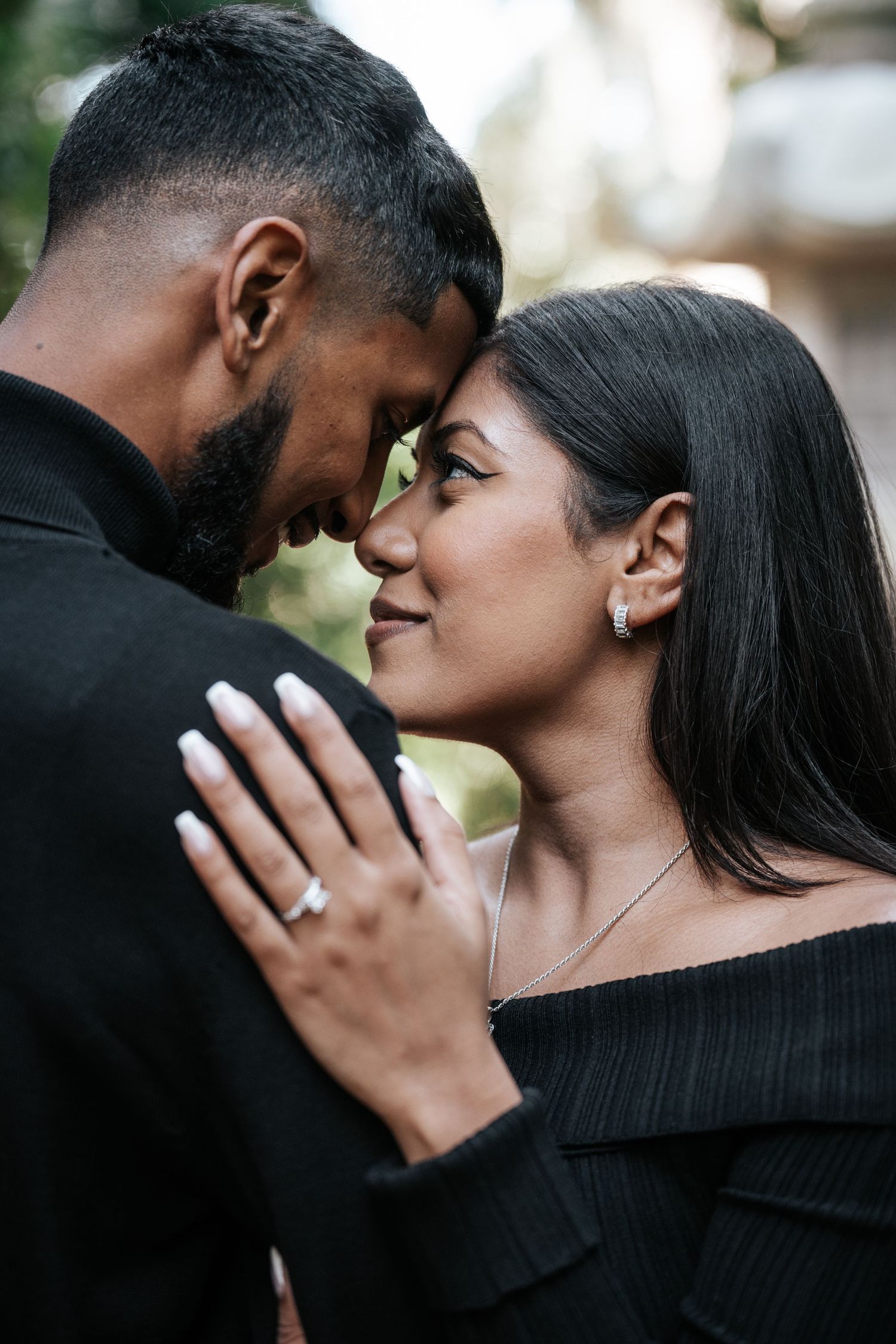 Couples engagement photoshoot at Bok Tower Gardens in Lake Wales, Polk County, Florida