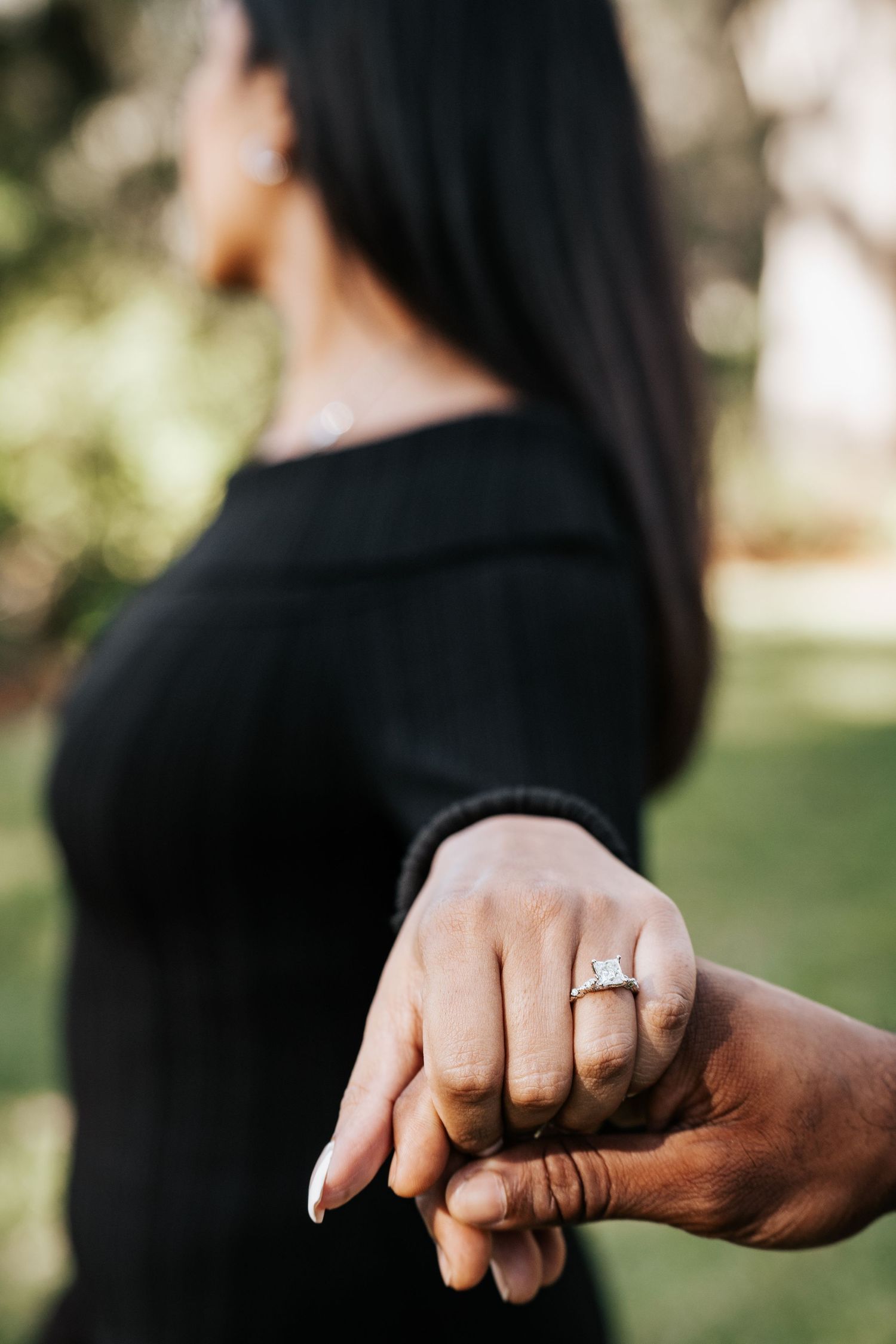 Couples engagement photoshoot at Bok Tower Gardens in Lake Wales, Polk County, Florida