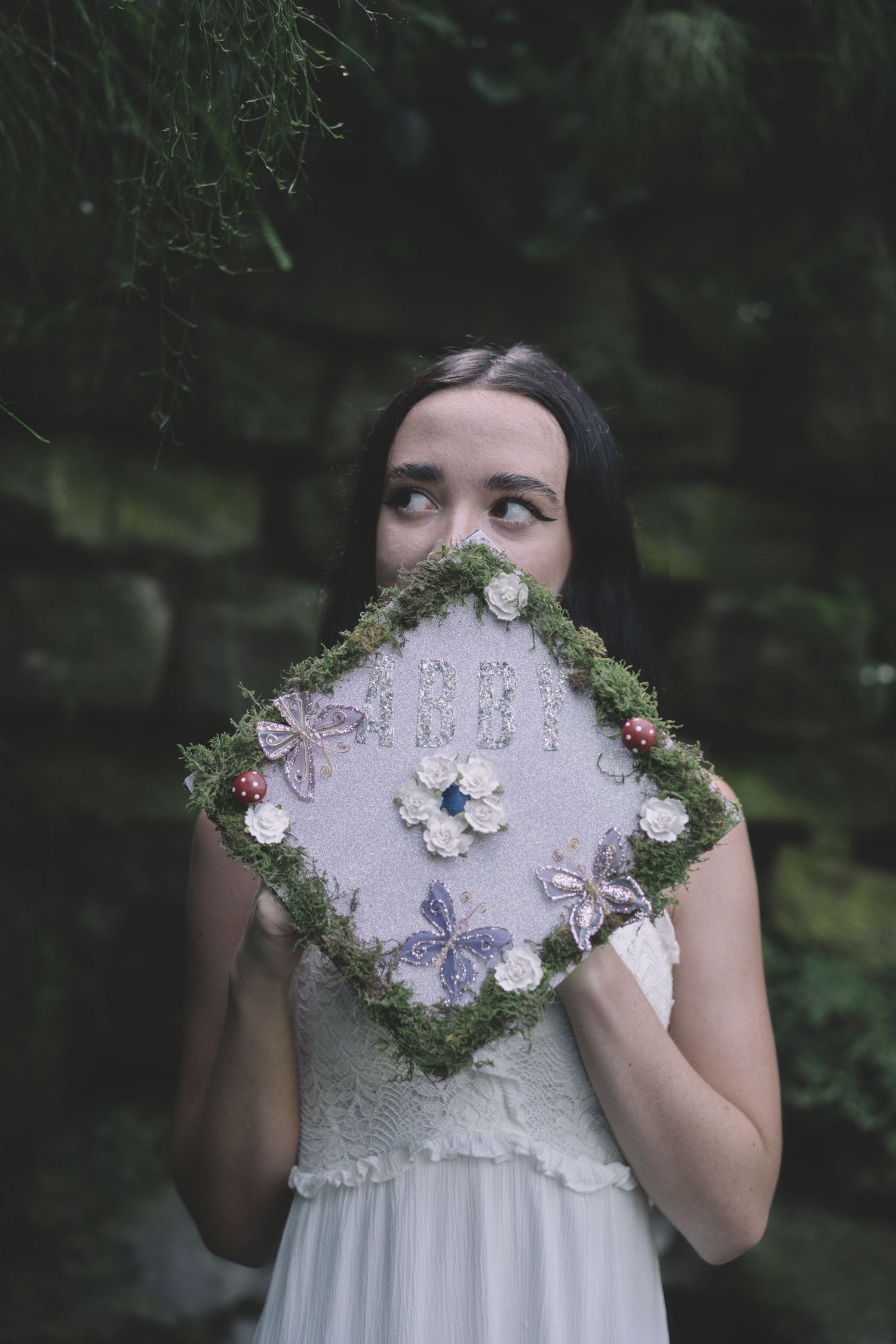 Graduation photoshoot at Bok Tower Gardens in Lake Wales, Polk County, Florida