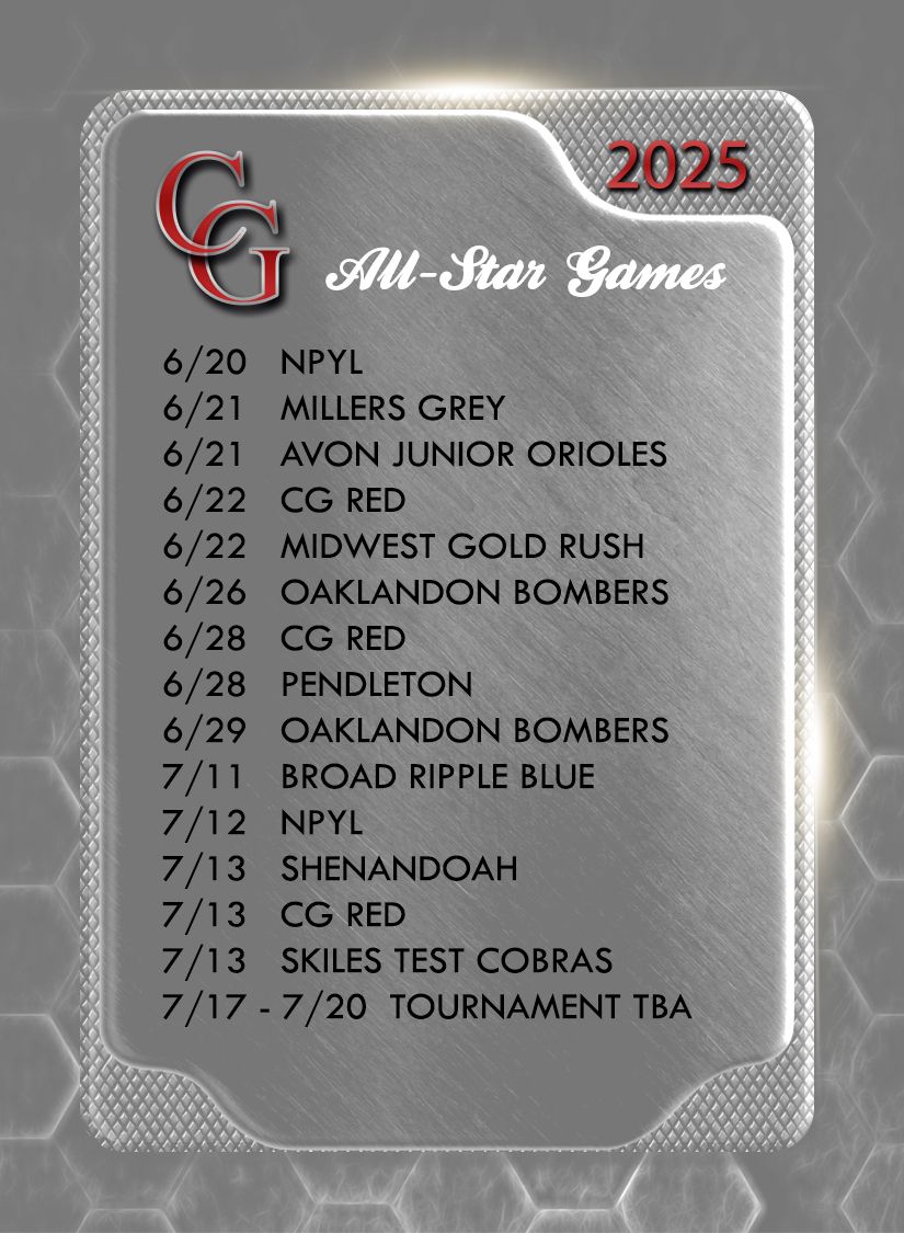 Rear of Sports Trading Card with listing of dates and games played