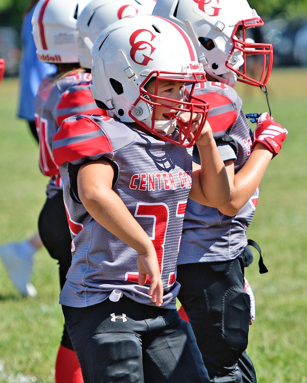 Youth football players