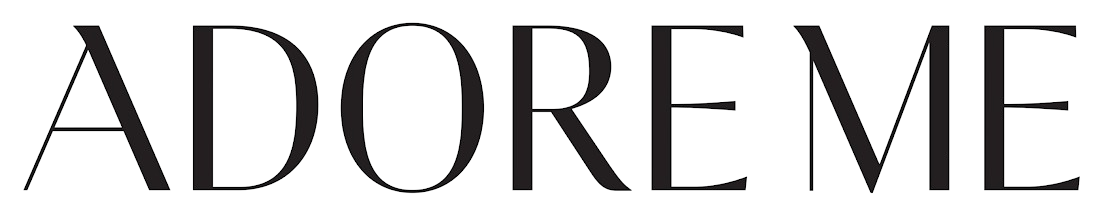 Simple black  ADORE ME logo