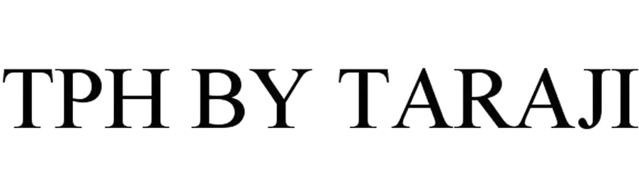 Simple black TPH by Taraji logo