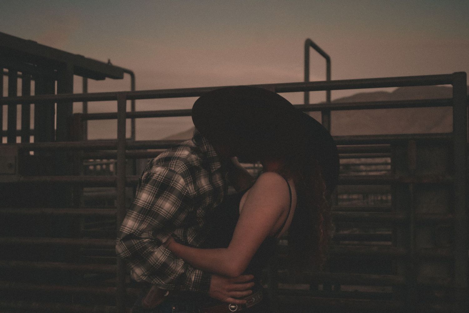 Moody Couple's Western Shoot