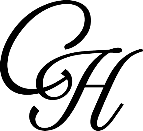 Chloe Hughes 'CH' initial logo