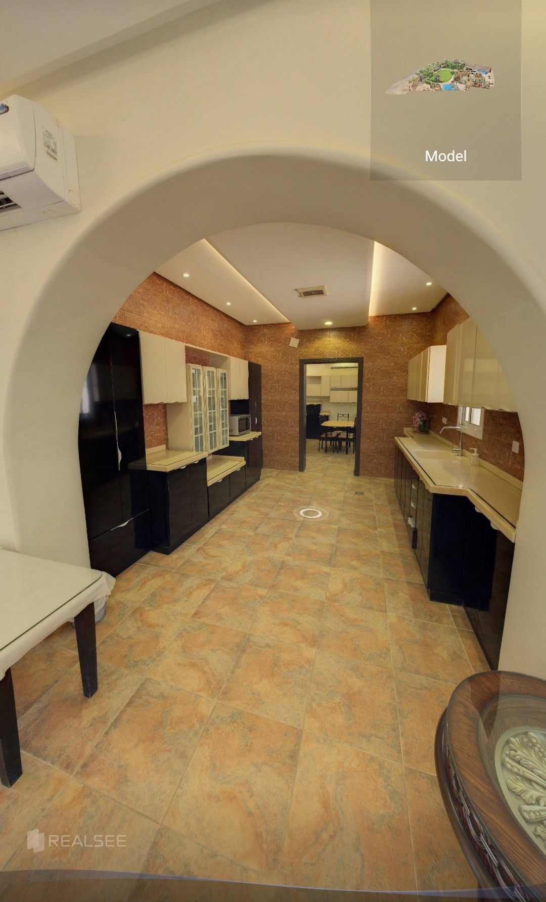 A photo of a 3D tour.