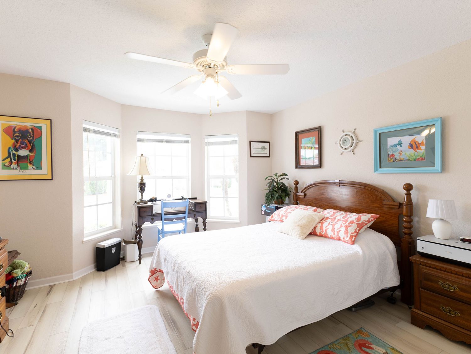 A picture of a over exposed master bedroom in Sebring, Florida