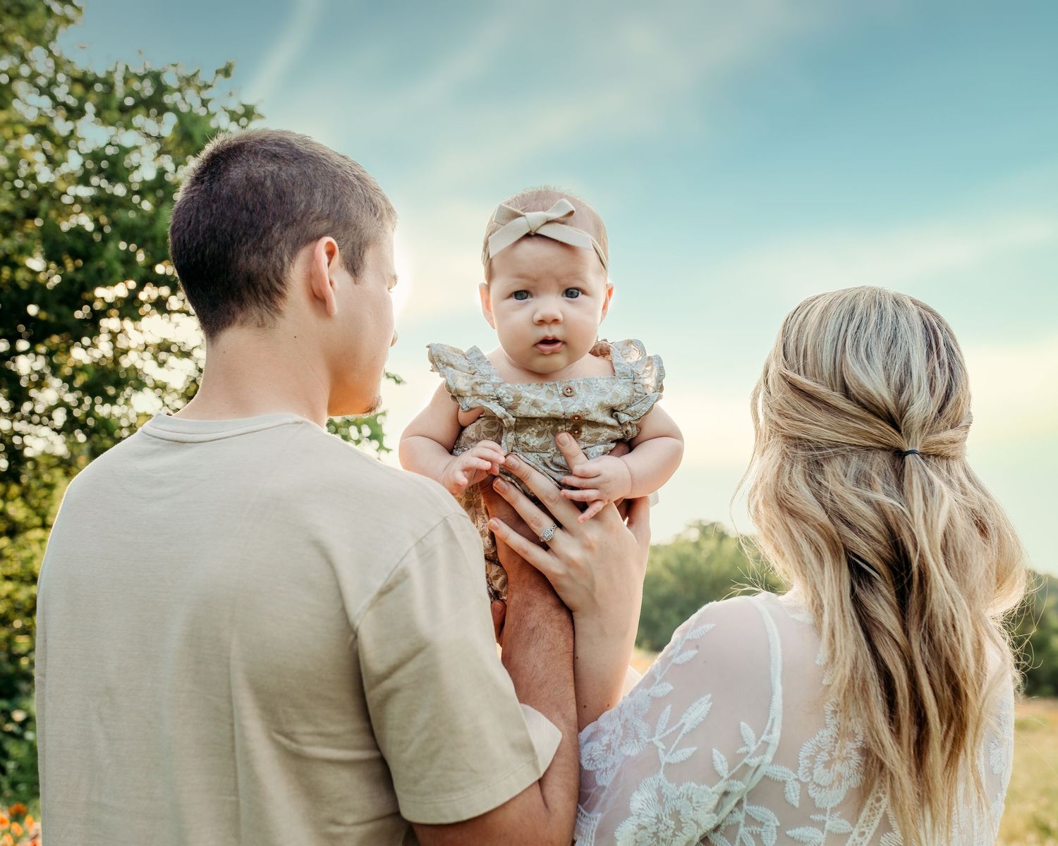Lifestyle family portrait photographer near Keller TX