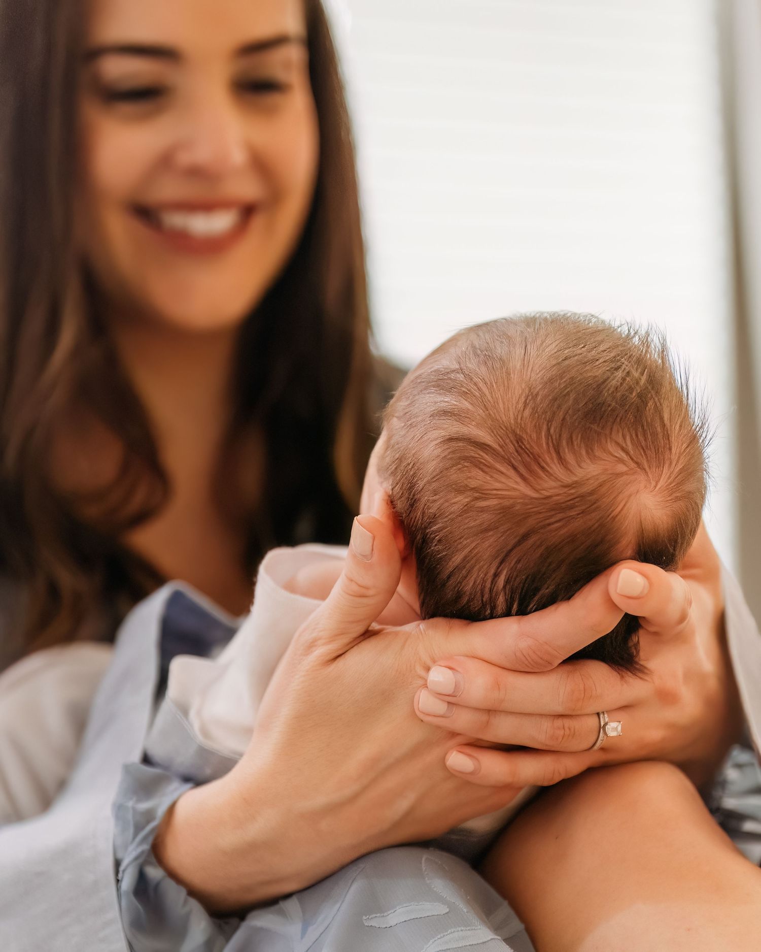 In-home newborn photography in Southlake TX