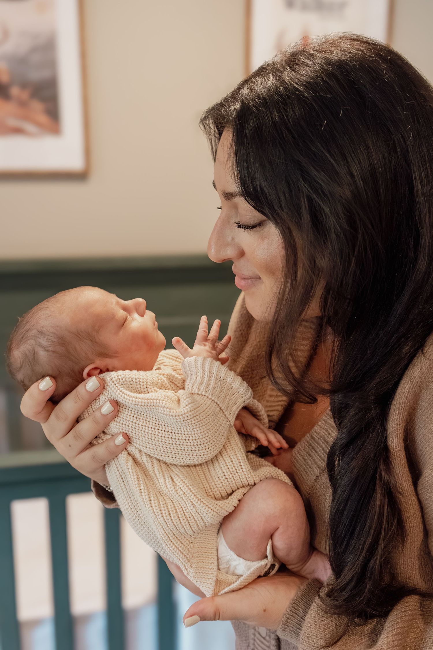 Maternity photos South Jersey emotional portrait