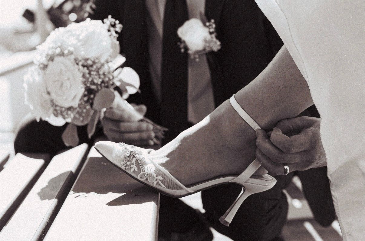Bride and groom candid moment wedding day NJ