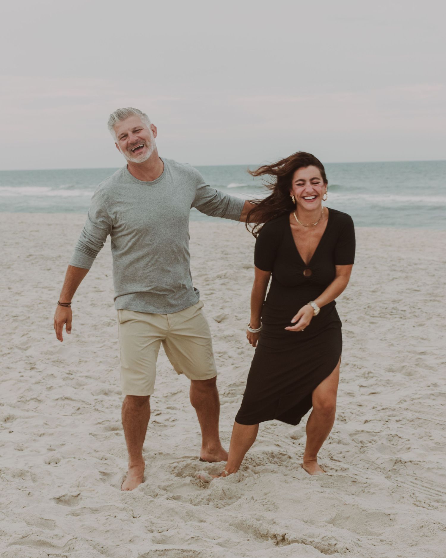 Family beach portraits in south jersey, model.