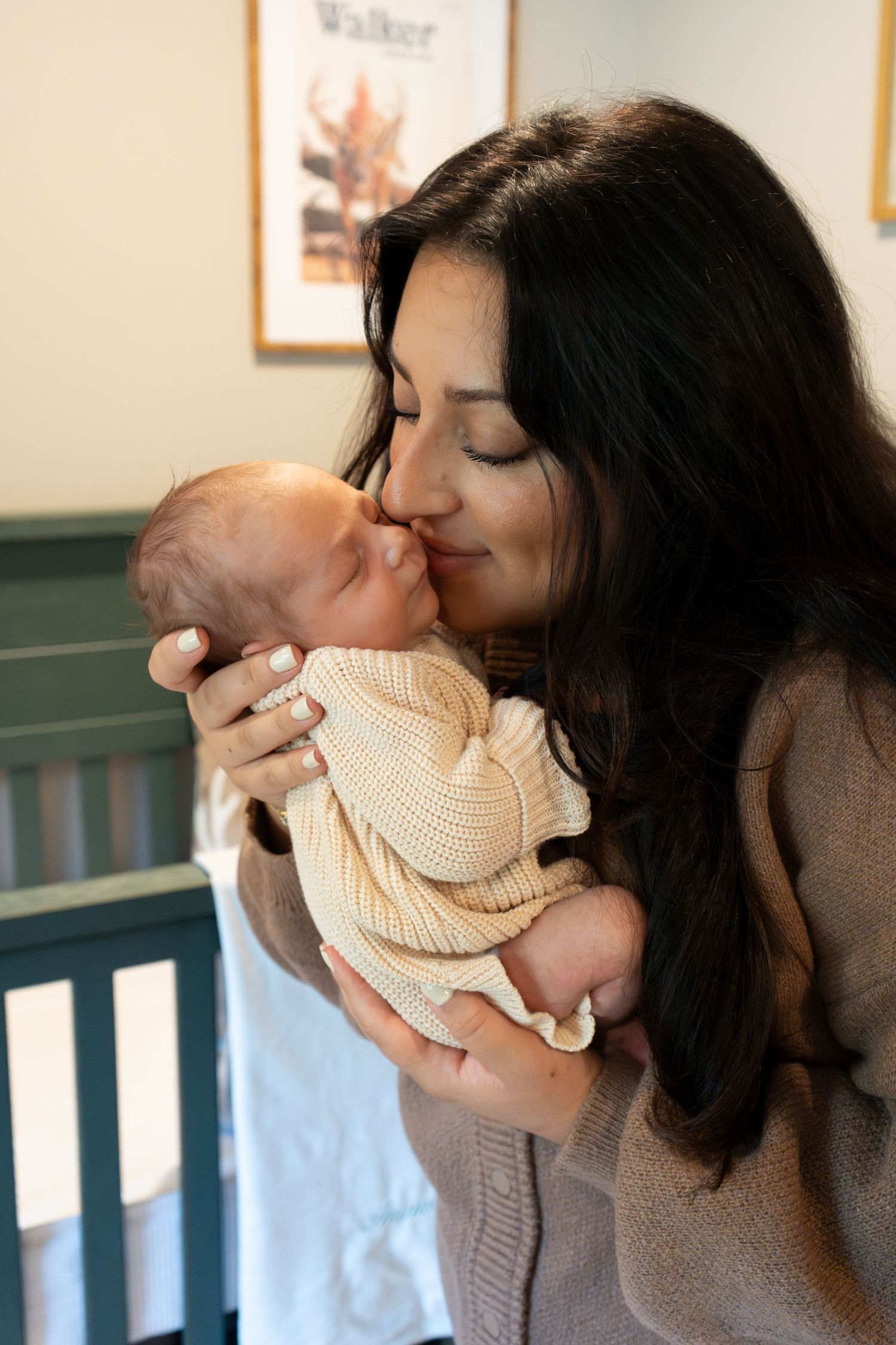 Maternity photos South Jersey emotional portrait