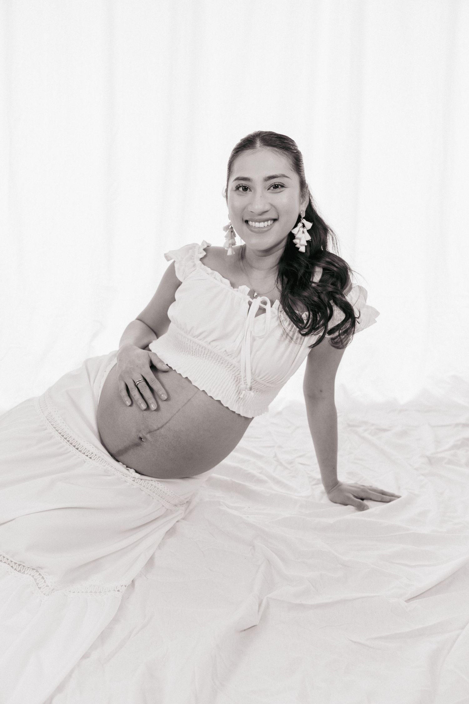 Maternity photos South Jersey emotional portrait