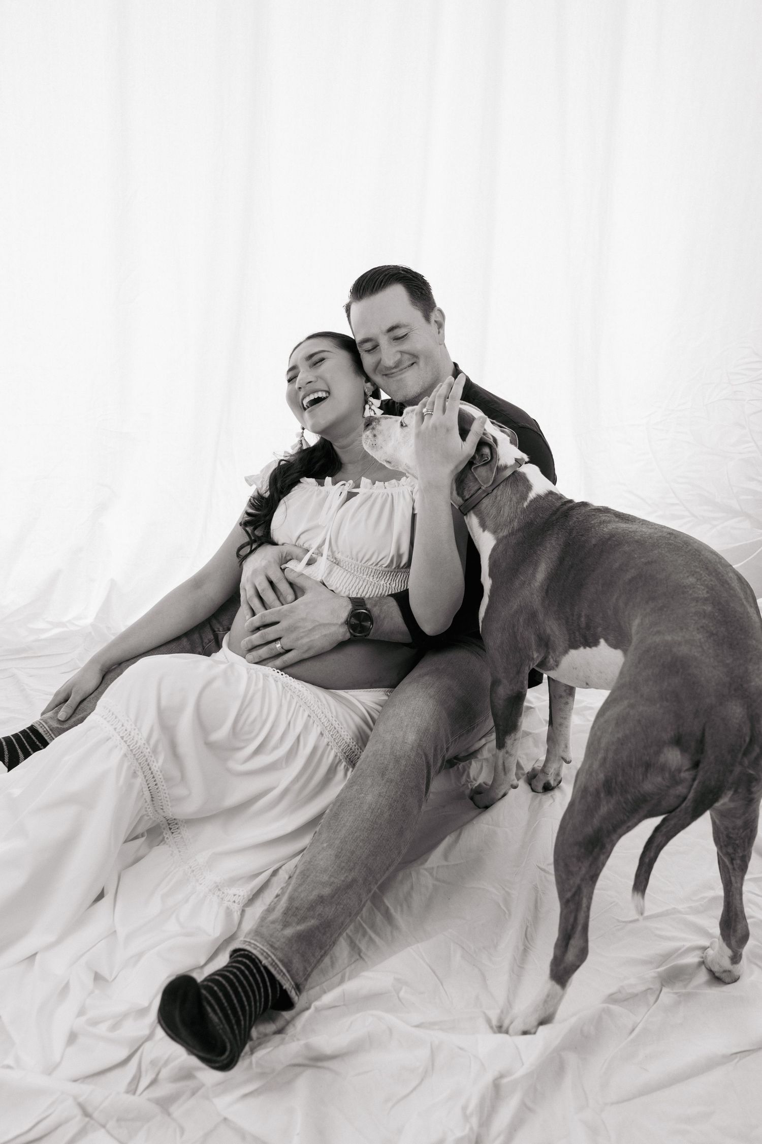 Maternity photos South Jersey emotional portrait
