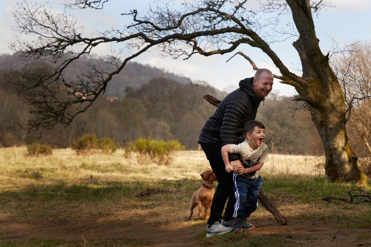 family photography session in Scotland