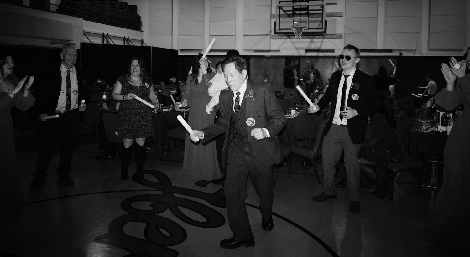 N&D Wedding Photography and Film
This is a candid photo of a man dancing during a wedding reception, photo taken in Bothell Washington.