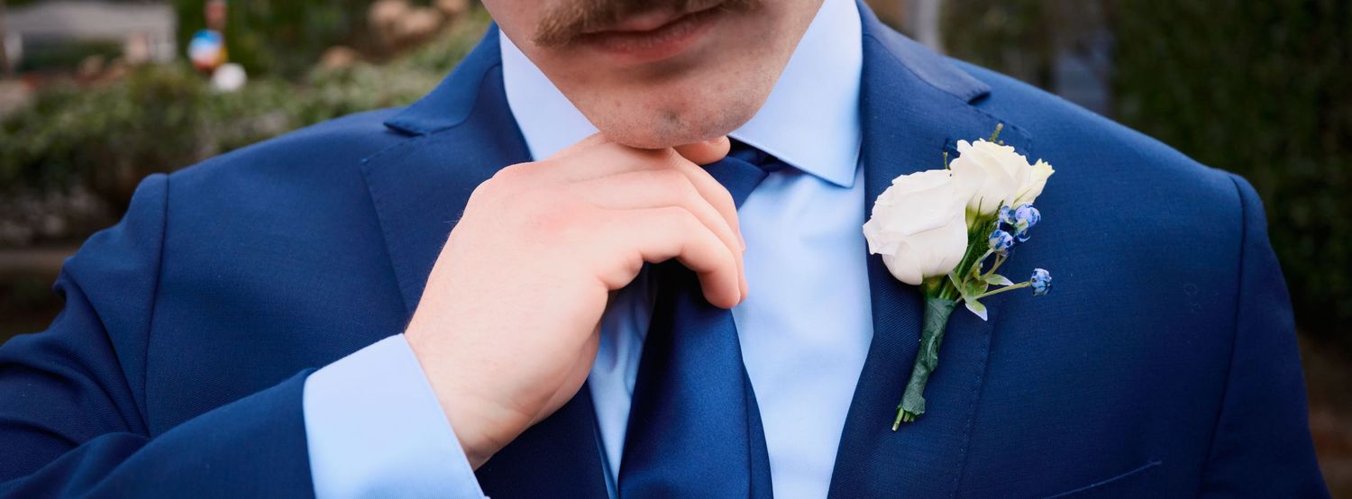 N&D Wedding Photography and Film, an image of a groom's boutonniere. Seattle, WA 2026