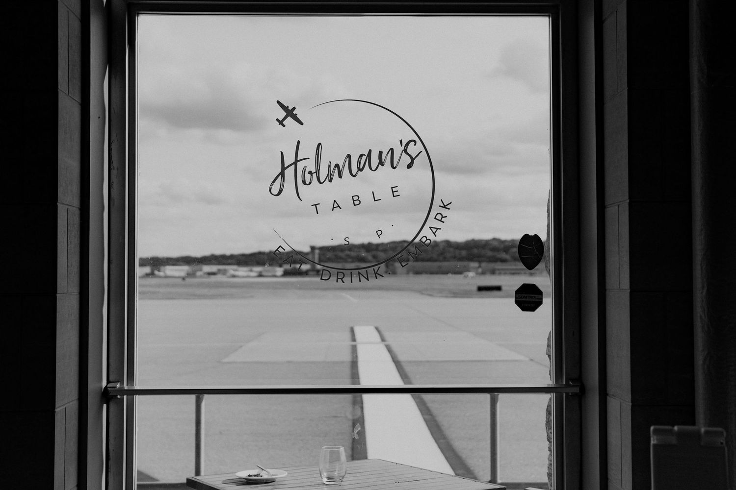 A view of the runway at Holman's Table.