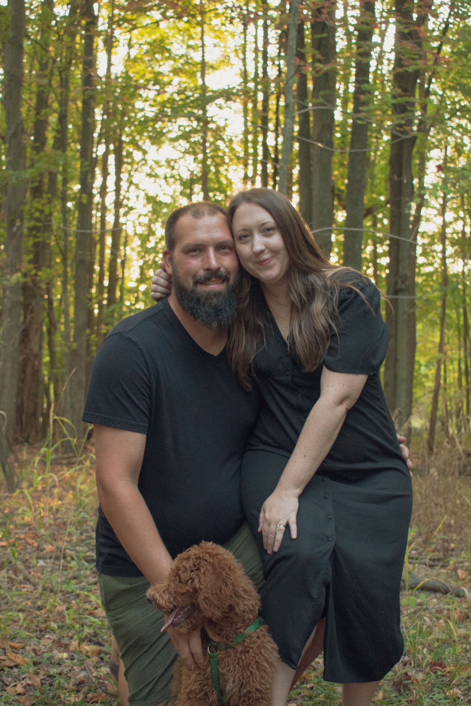 outdoor family session in Michigan