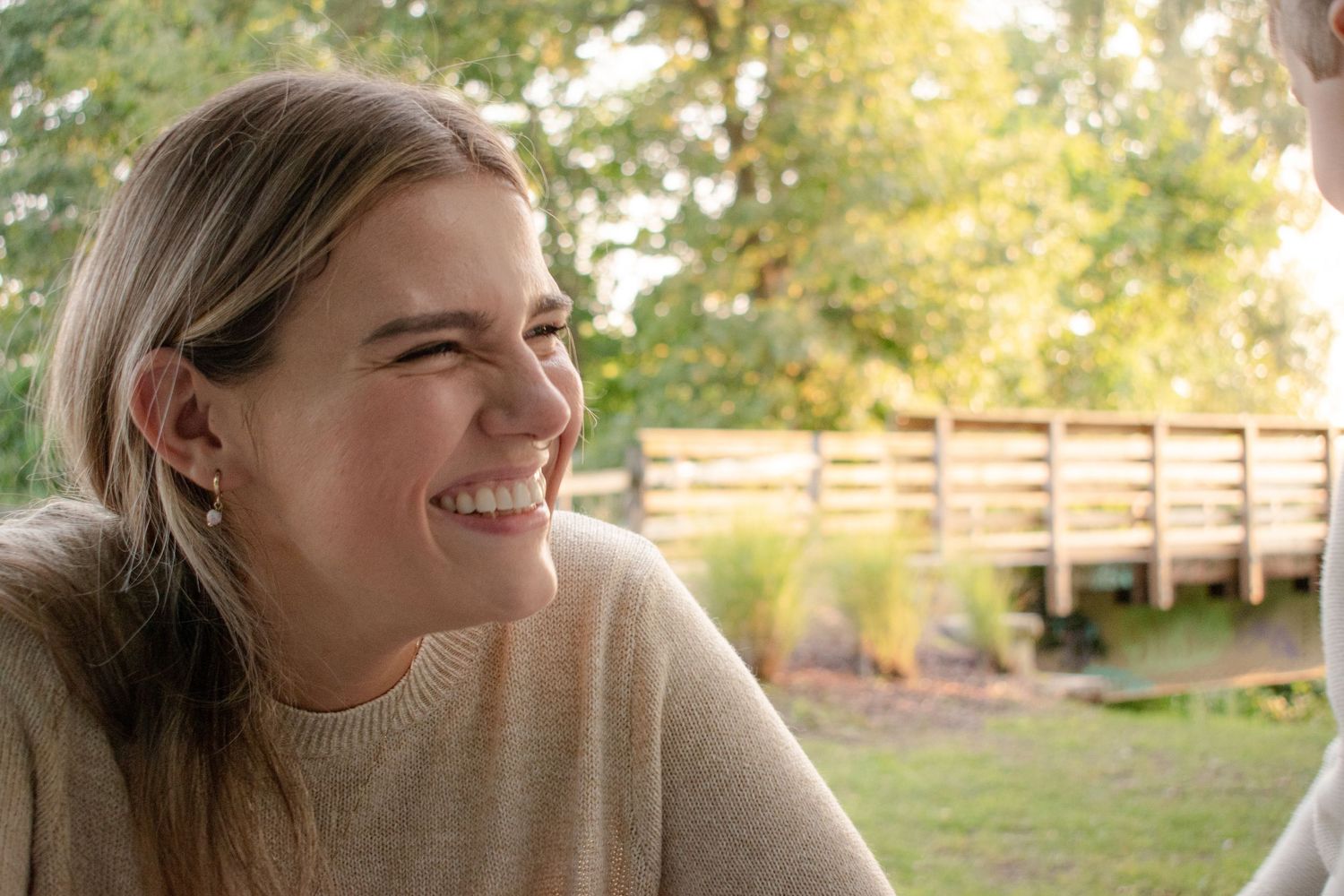 outdoor lifestyle portrait in Michigan