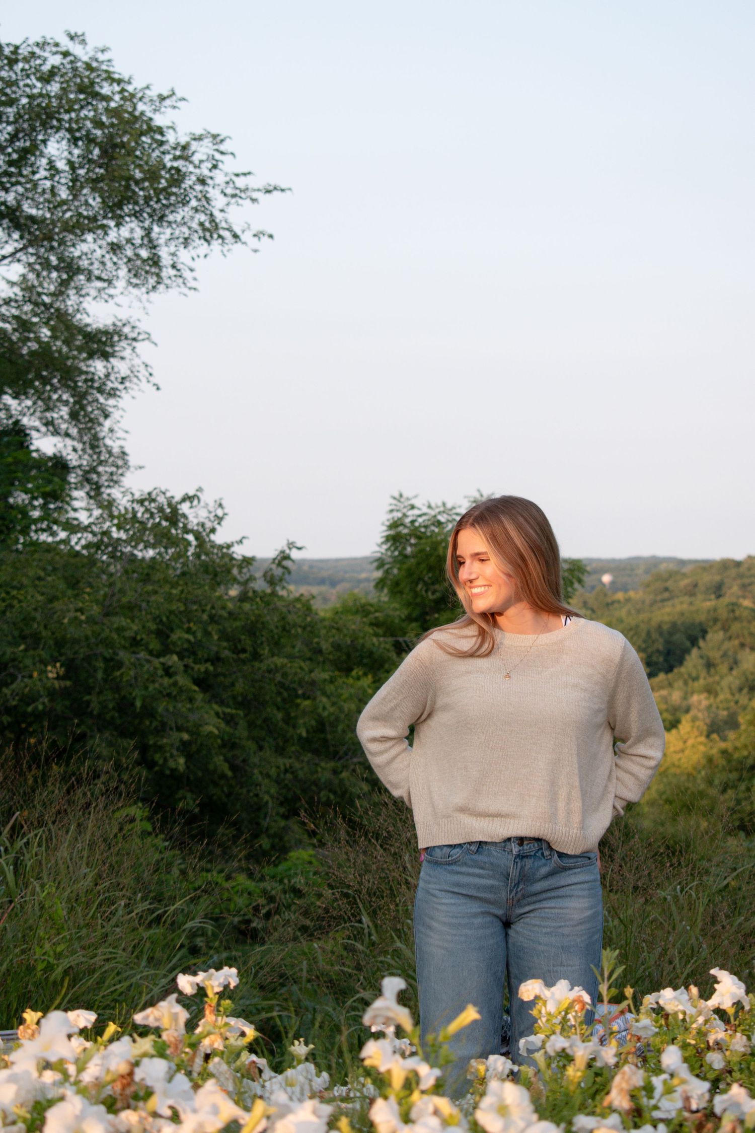 outdoor lifestyle portrait in Michigan