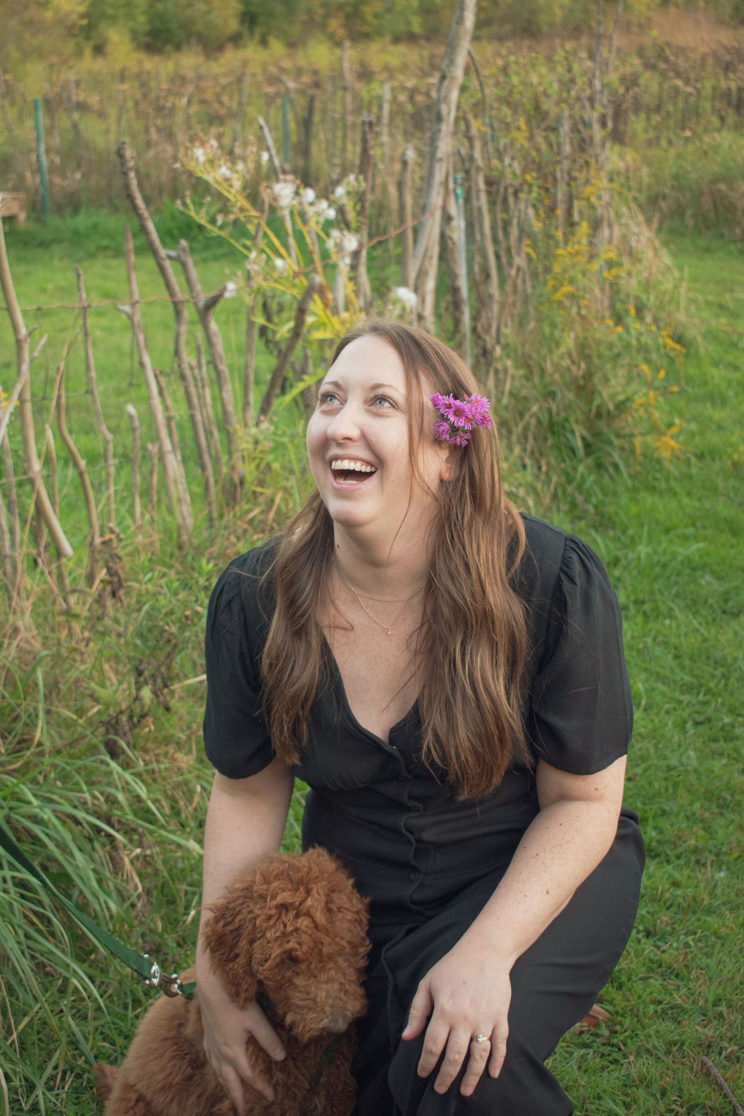 outdoor family session in Michigan
