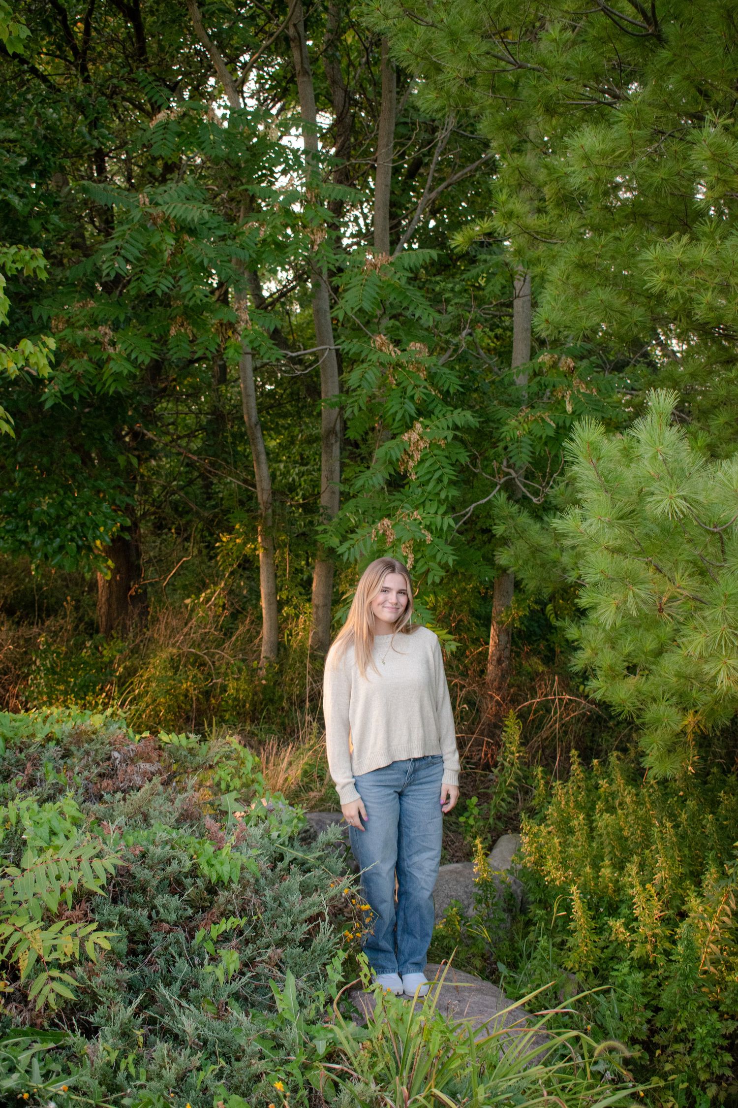 outdoor lifestyle portrait in Michigan