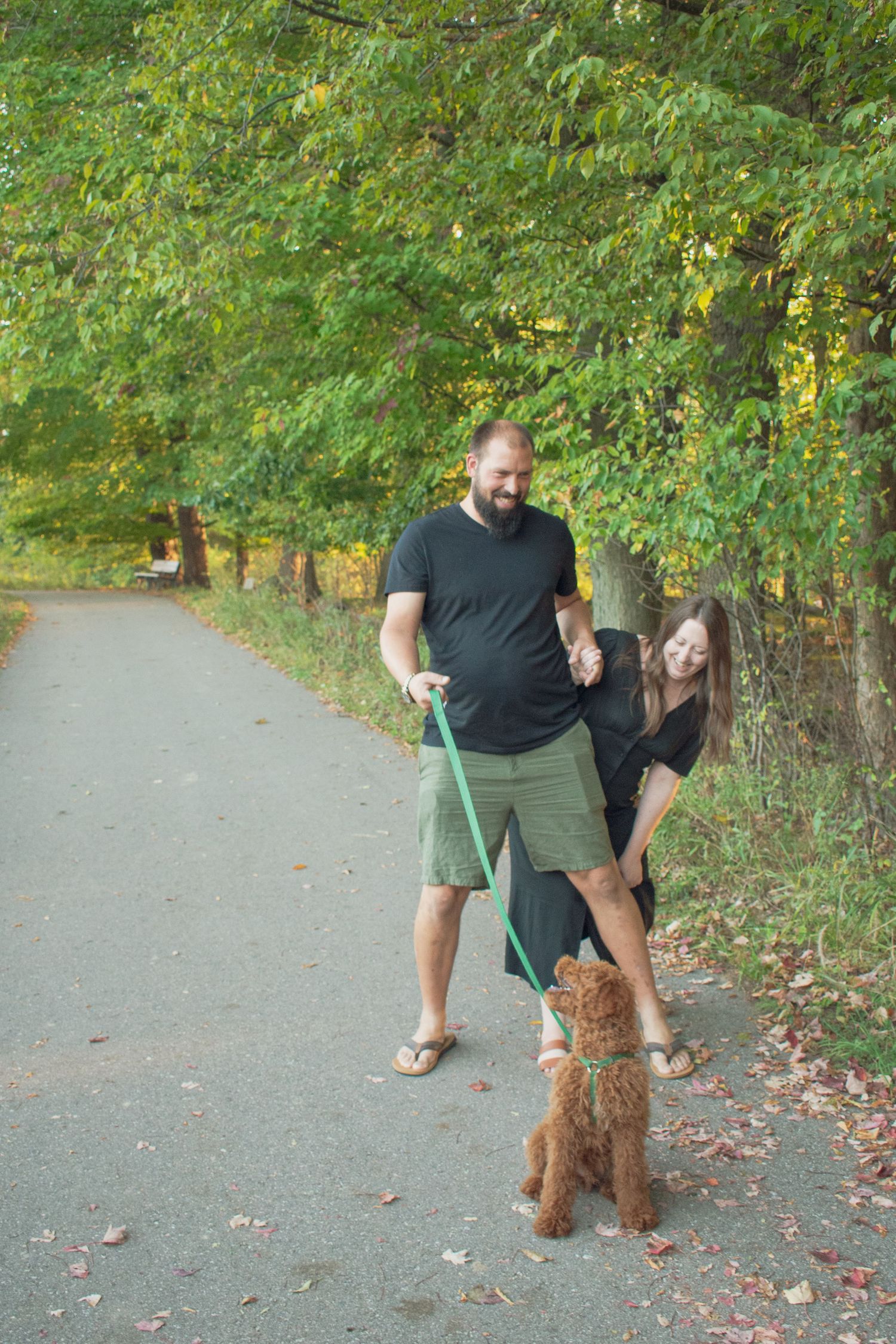 outdoor family session in Michigan