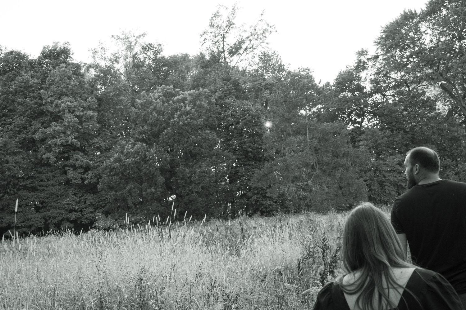outdoor family session in Michigan