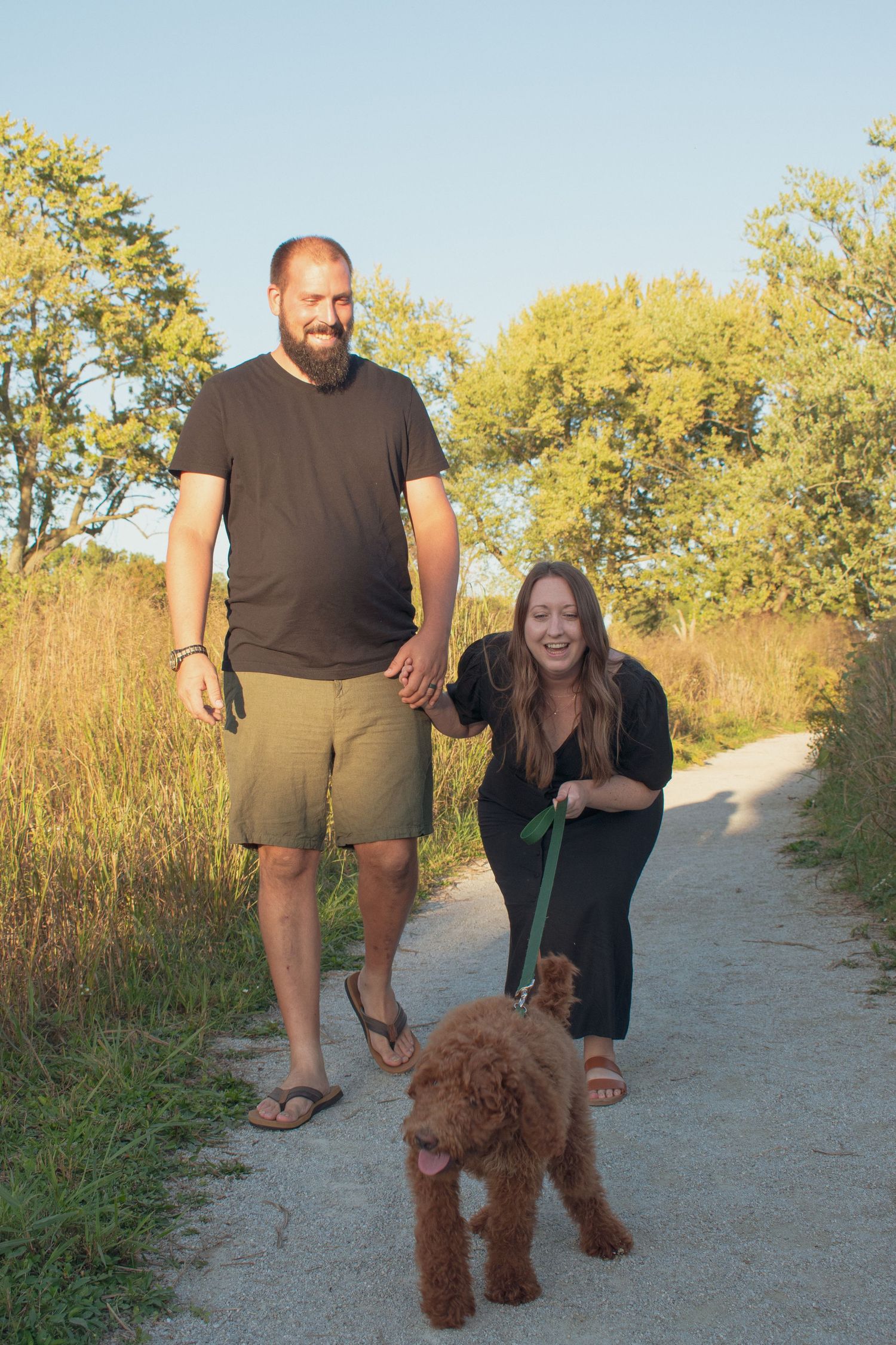 outdoor family session in Michigan