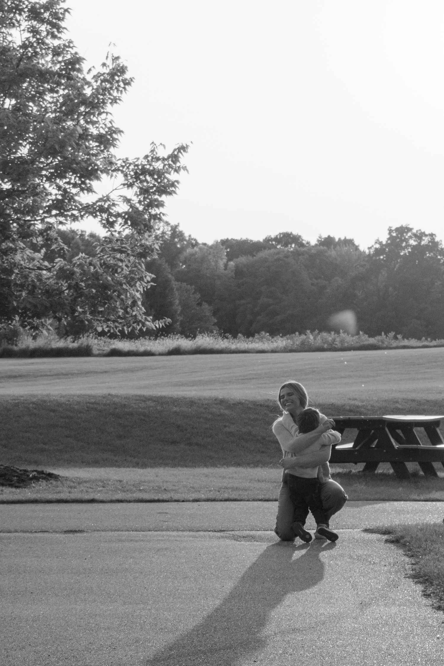 outdoor family session in Michigan