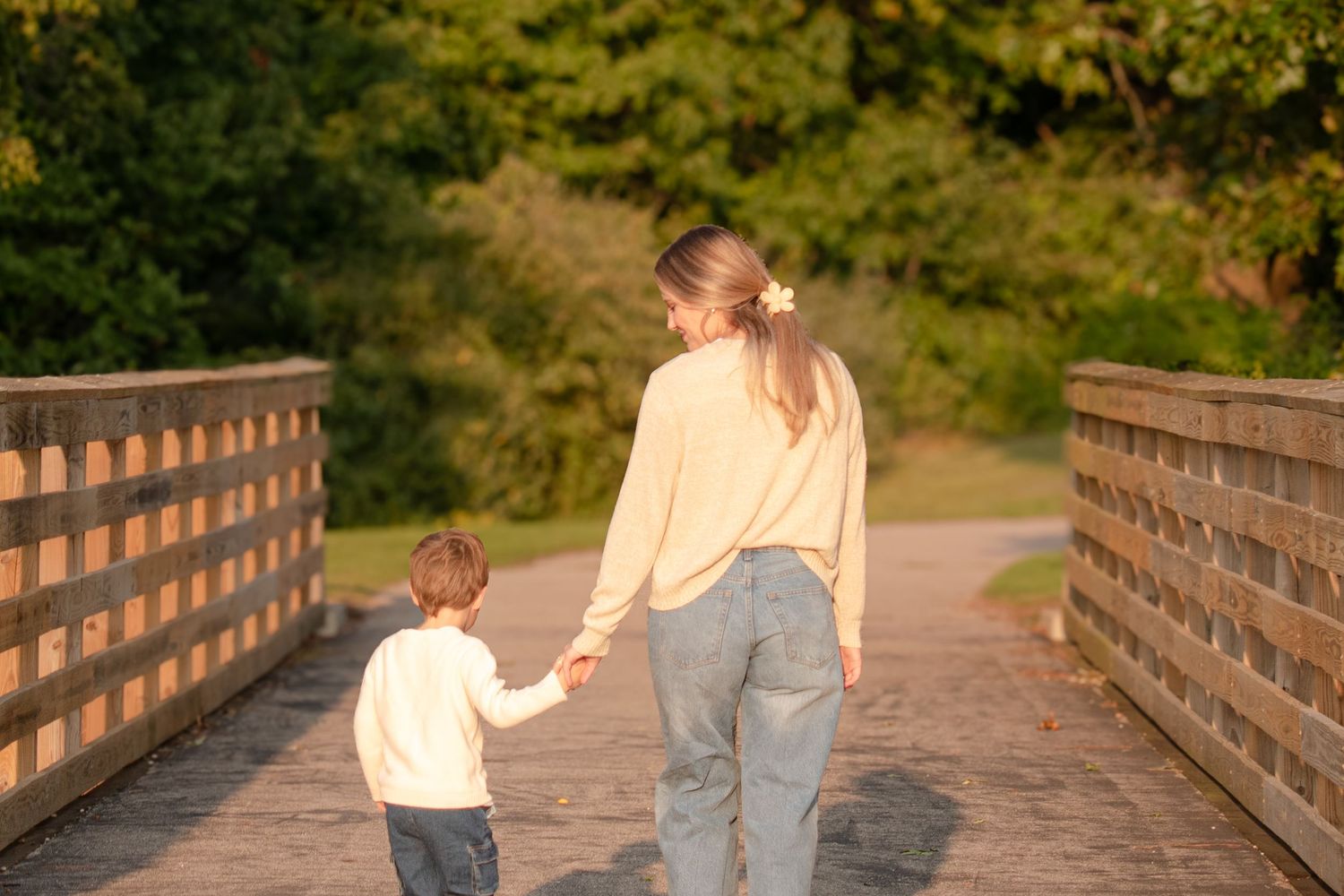 outdoor family session in Michigan