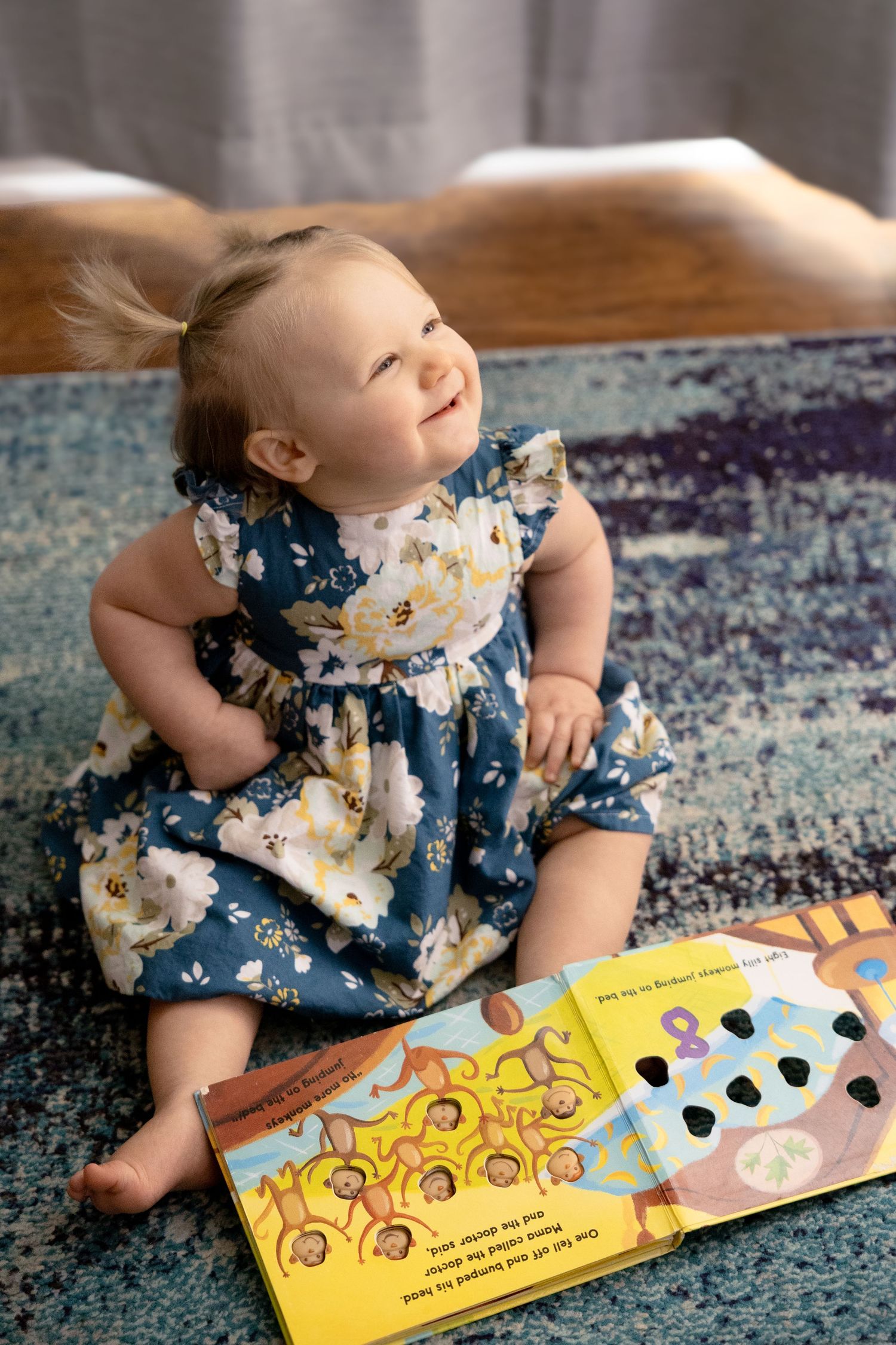 indoor portraits for family session in Michigan