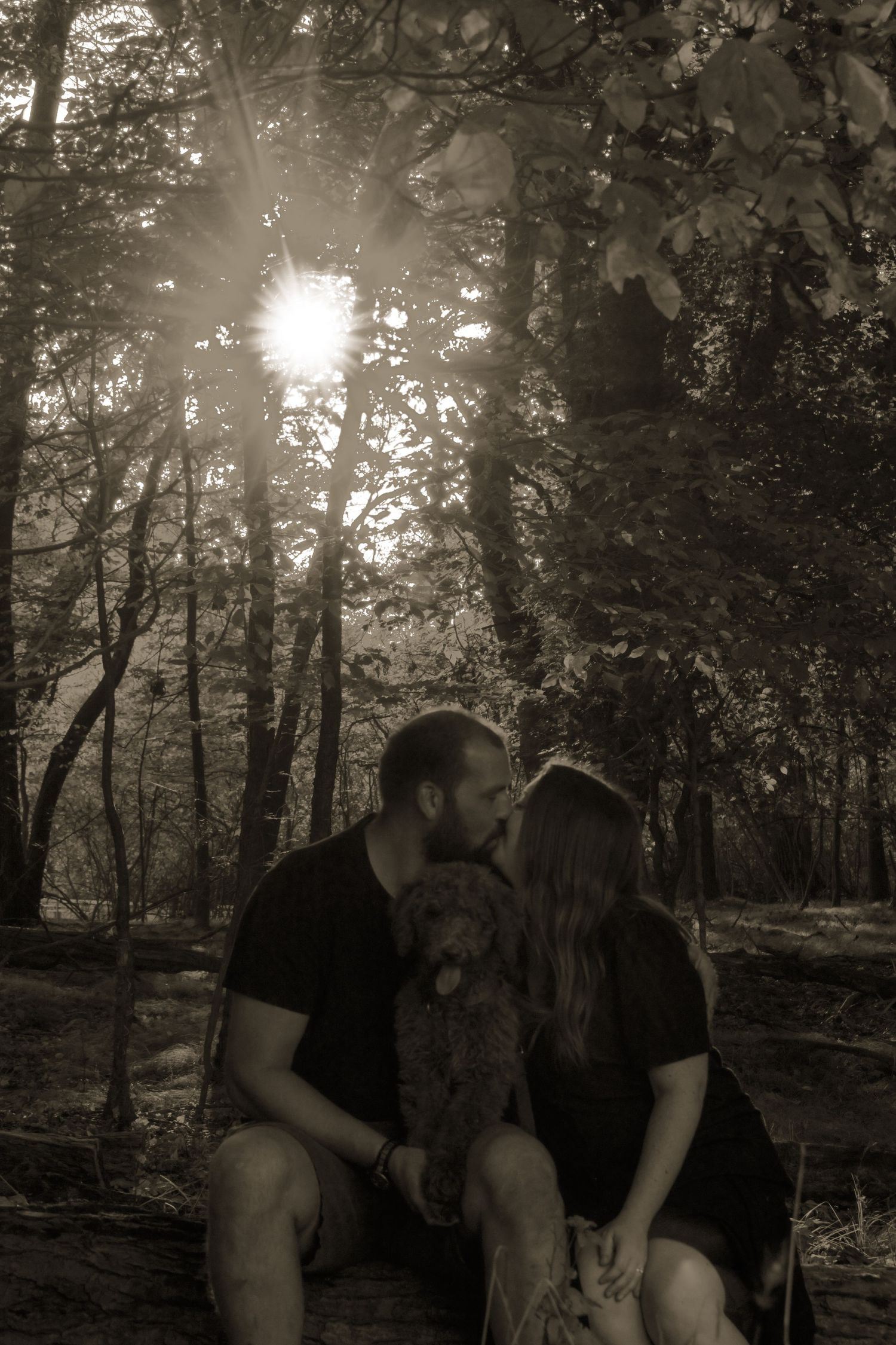 outdoor family session in Michigan