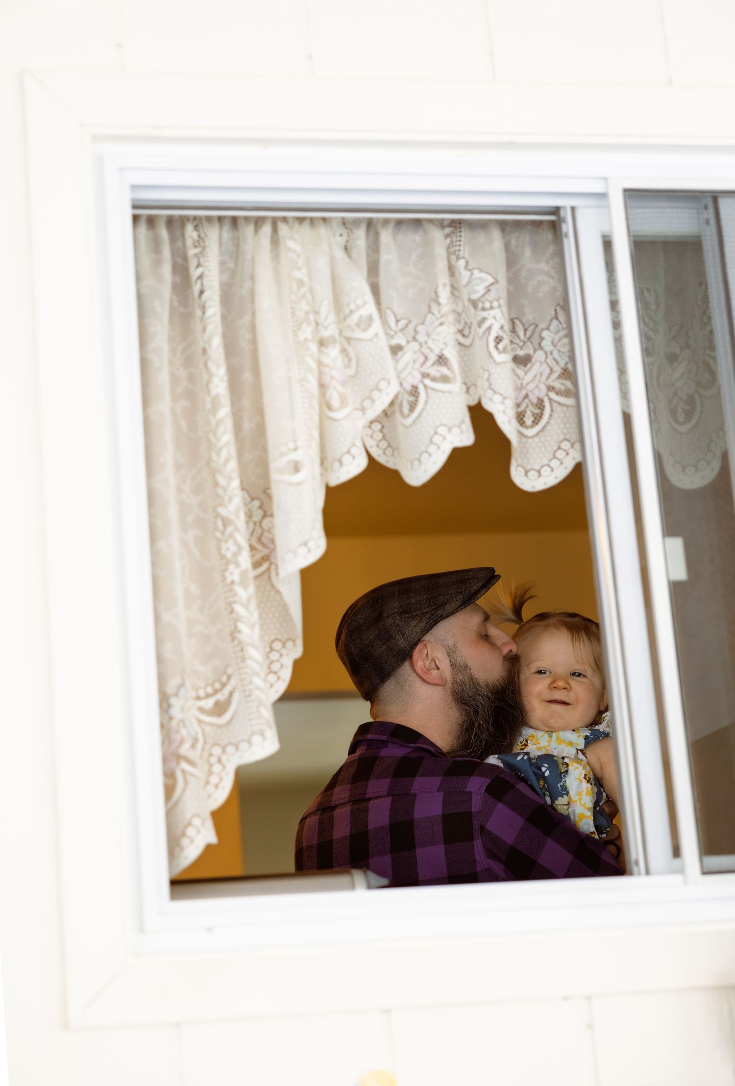 indoor family session in Michigan