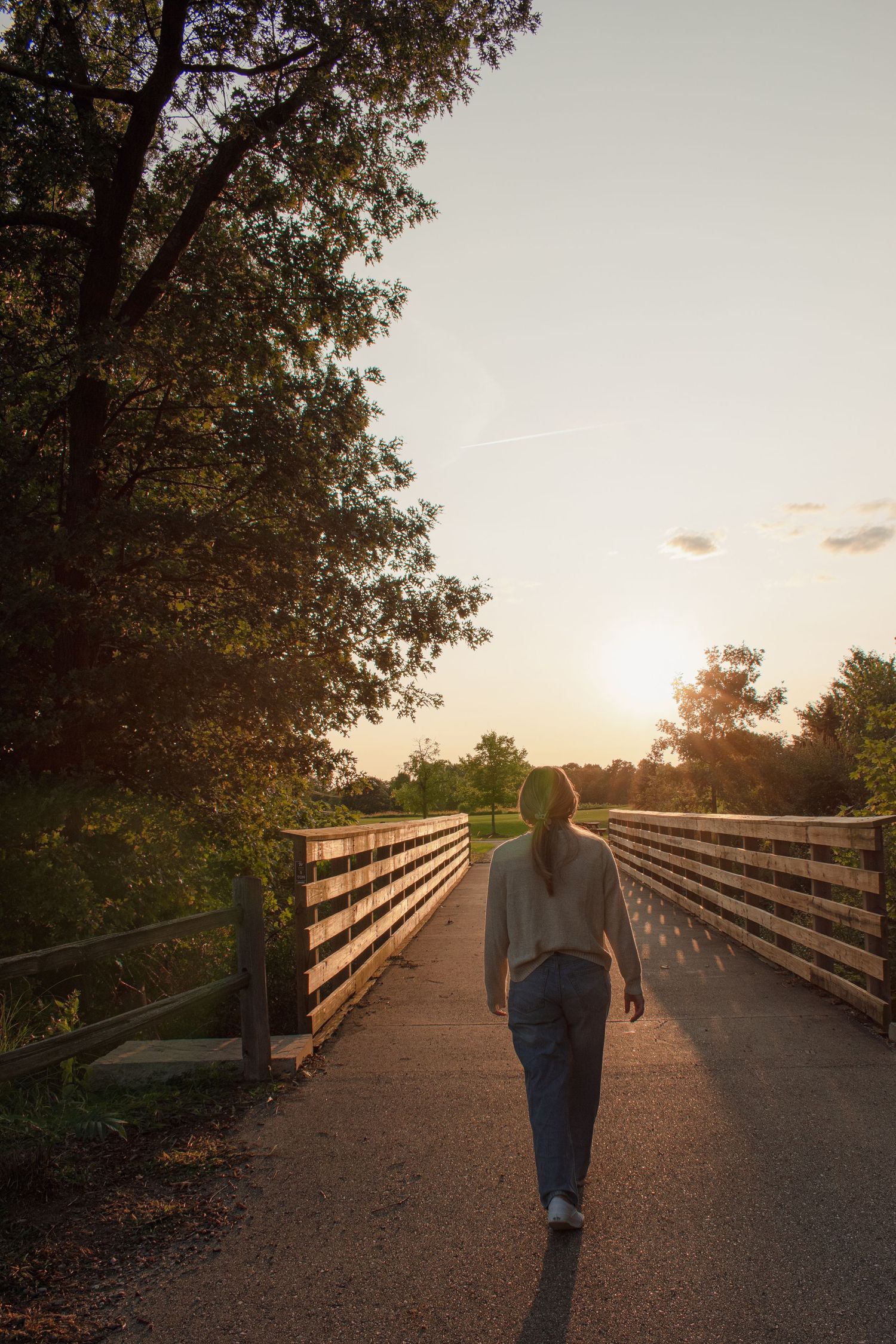 outdoor lifestyle portrait in Michigan