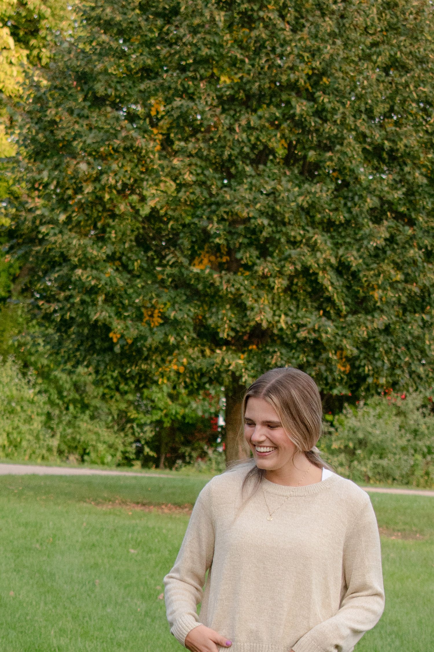 outdoor lifestyle portrait in Michigan
