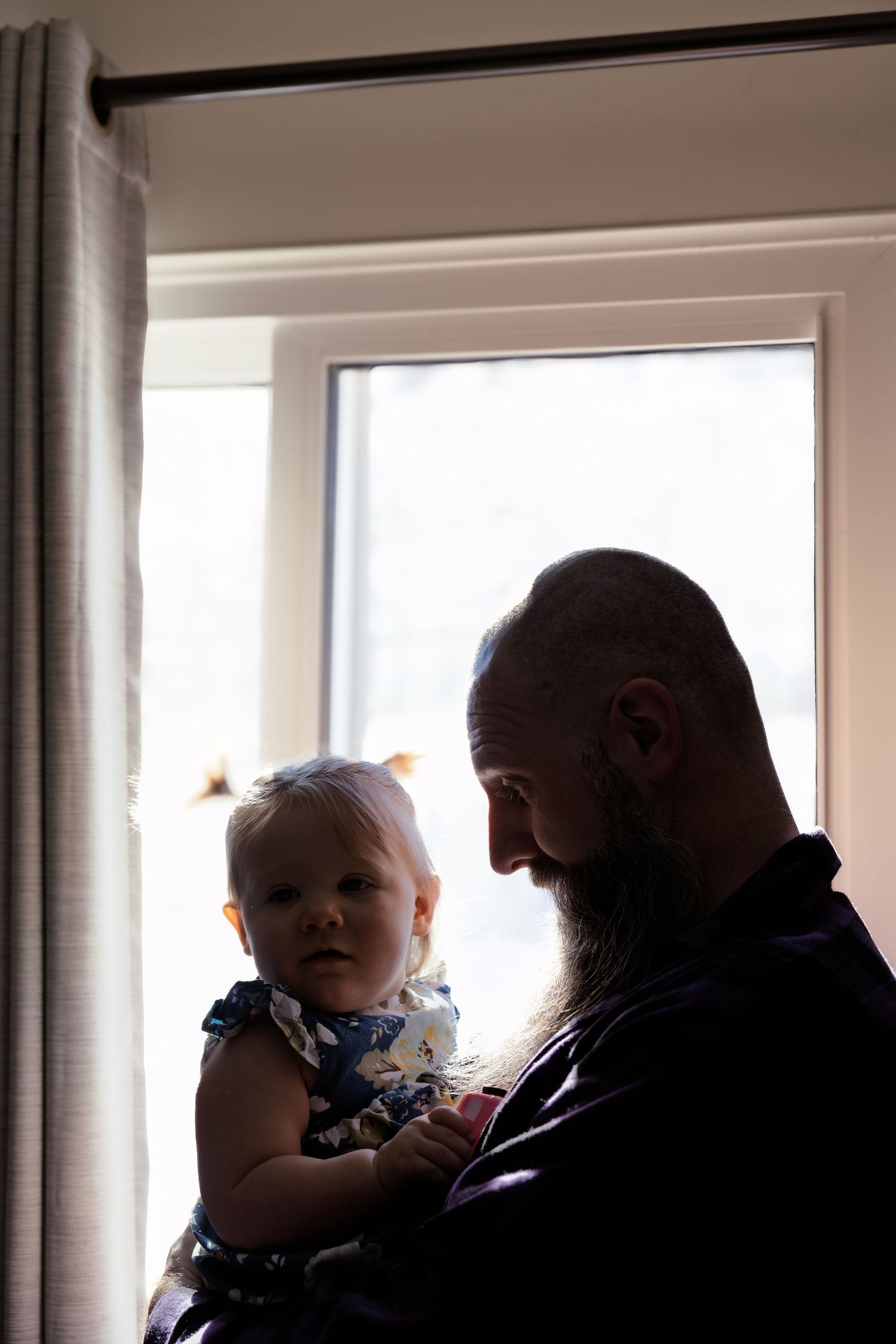 indoor family session in Michigan