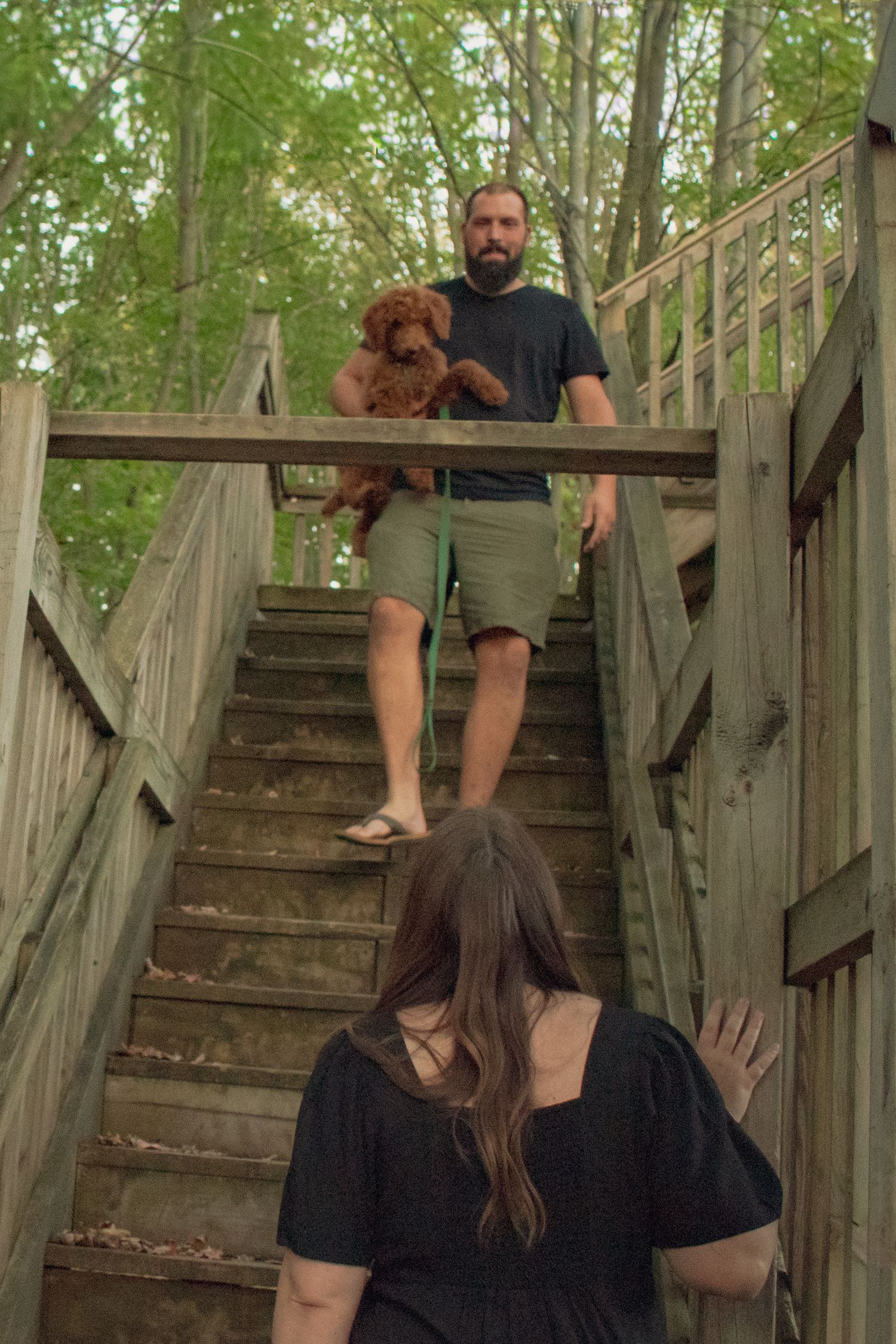 outdoor family session in Michigan