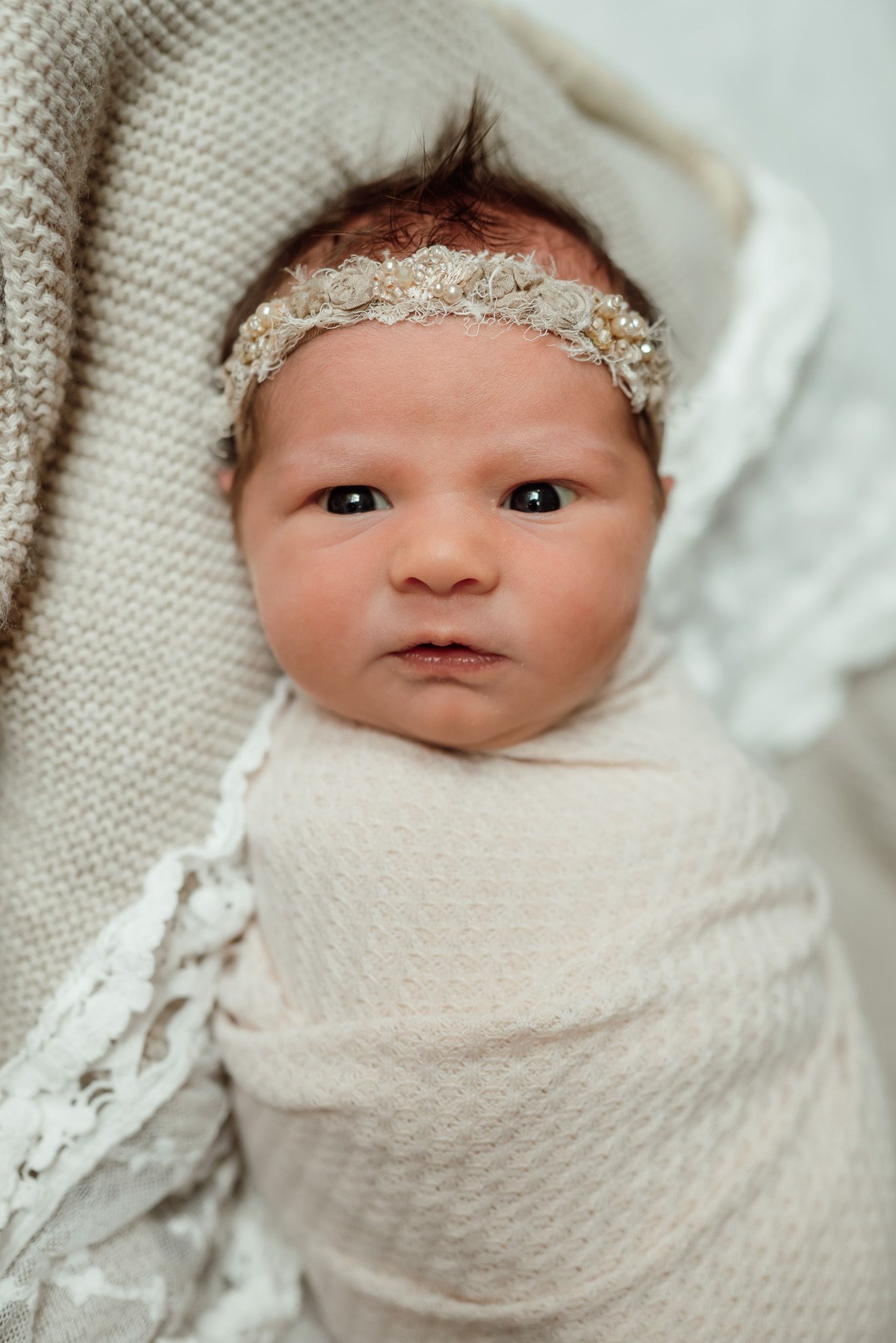 newborn baby wrapped up in Harleysville, PA