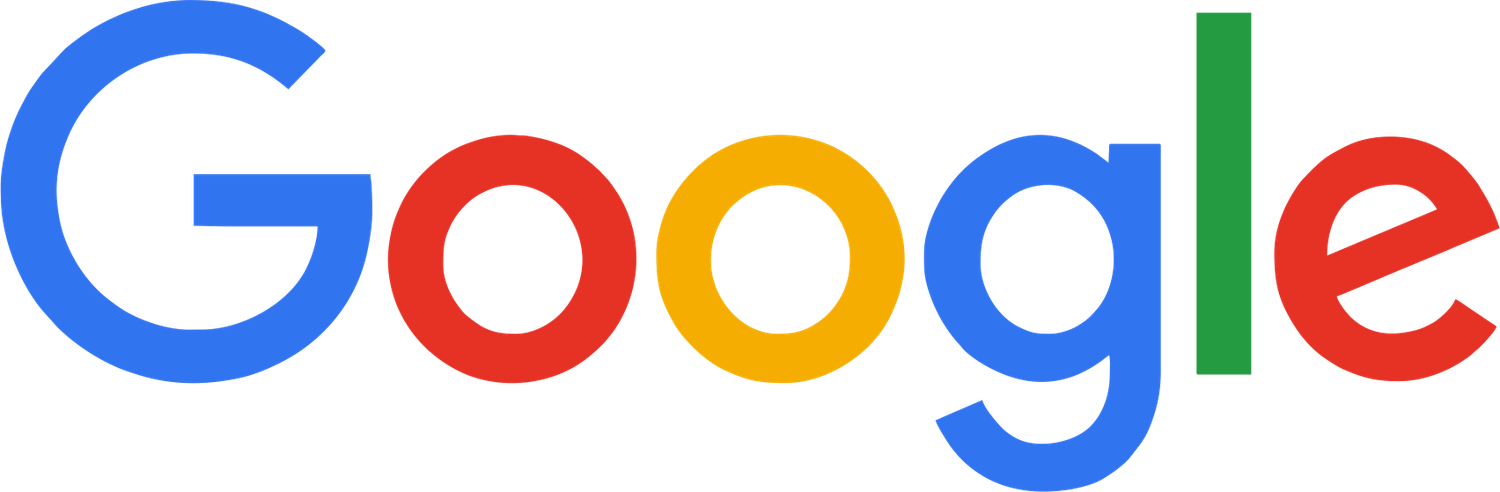 The Google search engine logo displayed in its signature blue, red, yellow and green colors against a white background.